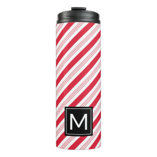 Bouteilles Isothermes Sucre de canne de menthe de Noël Tumbler thermique