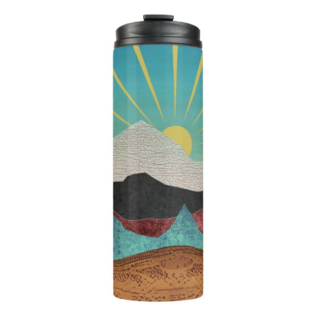 Bouteilles Isothermes Sunrise Imaginaire de montagne (Devant)