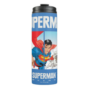 Bouteilles Isothermes Superman et Krypto prennent l'avion