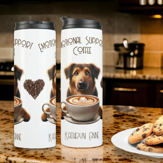 Bouteilles Isothermes Support Émotionnel Café Cute Mocha