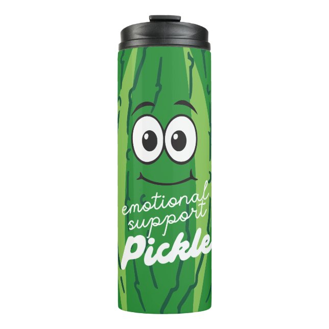 Bouteilles Isothermes Support émotionnel Pickle Funny Green (Devant)