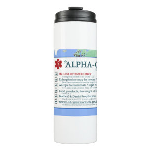 BOUTEILLES ISOTHERMES SYNDROME ALPHA-GAL TUMBLER