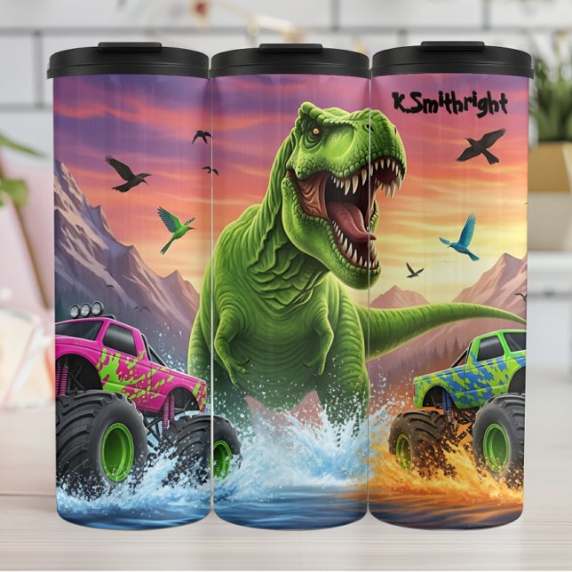 Bouteilles Isothermes T-Rex Monster Trucks Water Splash (Créateur téléchargé)