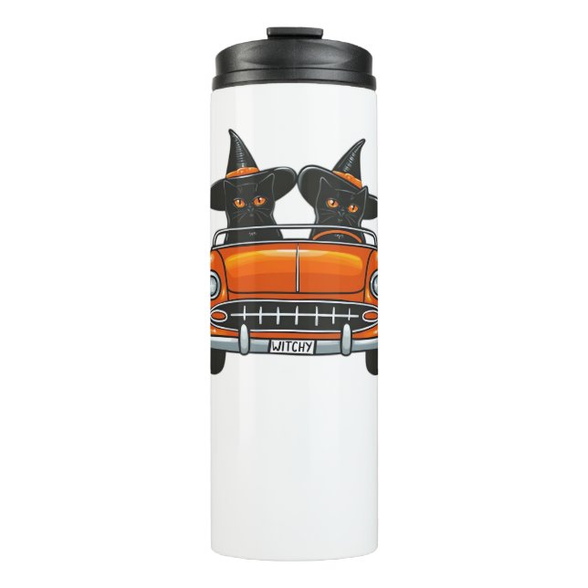 Bouteilles Isothermes T-shirt classique Chats de cuisine Halloween (Devant)