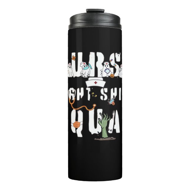 Bouteilles Isothermes T-shirt classique de l'équipe d'Halloween (Devant)