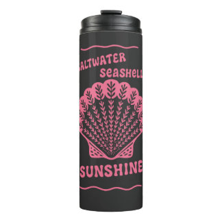Bouteilles Isothermes T-Shirt Coquillages Eau de Mer Soleil