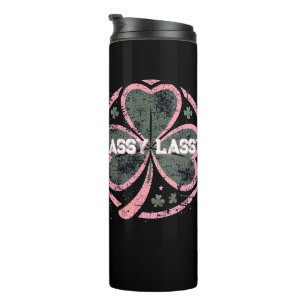 Bouteilles Isothermes T-Shirt En Clover Rose Sassy Lassy Grunge