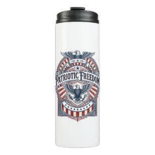 Bouteilles Isothermes T-shirt graphique vectoriel USA Foi patriotique pl