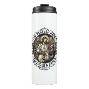 Bouteilles Isothermes T-Shirt Studio Jésus Artiste Tatouage Inspirant F