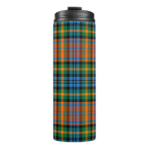 Bouteilles Isothermes Tartan Clan Murray Plaid Orange Blue Check
