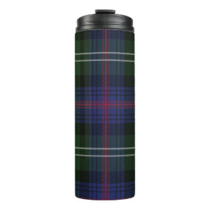 Bouteilles Isothermes Tartan Clan Sutherland Plaid Green Black Check