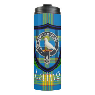 Bouteilles Isothermes Tartan et blason du clan écossais Laing