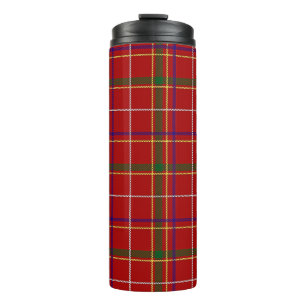 Bouteilles Isothermes Tartan rouge coloré