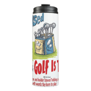 Bouteilles Isothermes Tasse de golf drôle