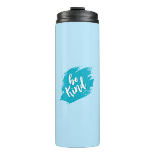 Bouteilles Isothermes Tasse de voyage bleue avec citation positive sur l