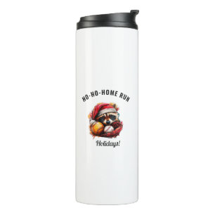 Bouteilles Isothermes Tasse de voyage Ho-Ho-Home Run Raccoon — Baseball