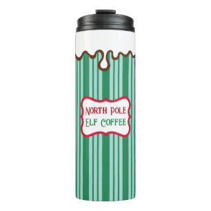 Bouteilles Isothermes Tasse de voyage pour café de lutin de Noël au pôle