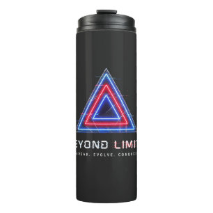 Bouteilles Isothermes Tasse de voyage Triangle Néo-Glitch Cyberpunk