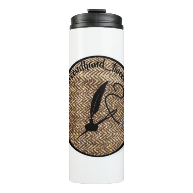 Bouteilles Isothermes tasse d'occasion de courant ascendant de logo de (Devant)
