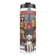 Tasse Thermique Anime Pompiers Héroïques