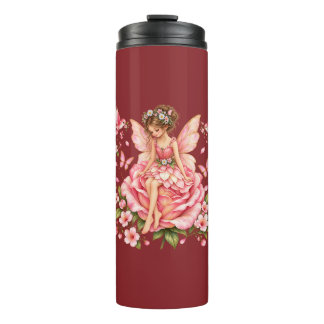 Bouteilles Isothermes Tasse Thermique Fée Rose – Fée Fantaisiste