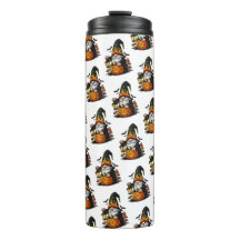 Tasse Thermique Gnome d'Halloween