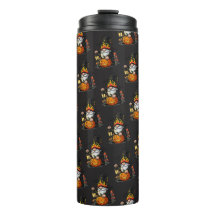 Tasse Thermique Gnome d'Halloween