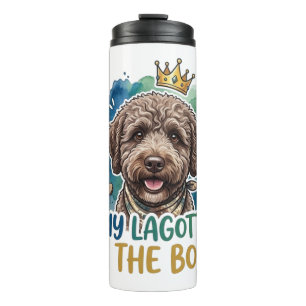 Bouteilles Isothermes Tasse Thermique Isothermique 'Mon Lagotto Est Le P