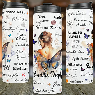 Bouteilles Isothermes Tasse Thermique Messages Inspirants
