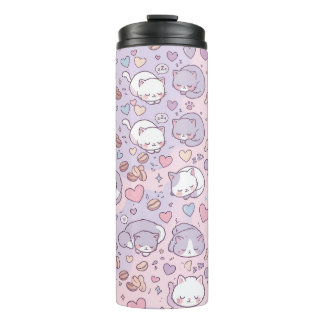 Bouteilles Isothermes Tasse Thermique Mignonne Chats Endormis