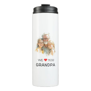 Bouteilles Isothermes Tasse Thermique Papy On T'Aime Photo Personnalis