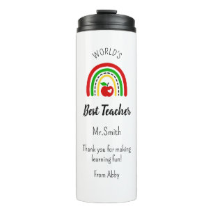 Bouteilles Isothermes Tasse Thermique Personnalisée Meilleur Professeur 