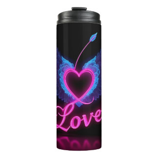 Bouteilles Isothermes Tasses en papier Cœur Romantique Ailes d'Amour