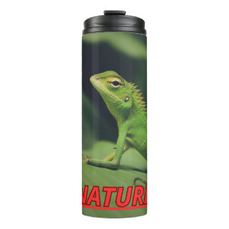 Bouteilles Isothermes Taza con la  foto de una belleza exotica. 