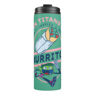 Bouteilles Isothermes Teen Titans Go ! Beast Boy "Truth Justice Burrito"
