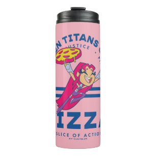 Bouteilles Isothermes Teen Titans Go ! Starfire "Truth Justice Pizza"