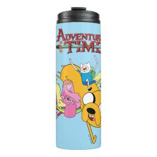 Bouteilles Isothermes Temps d'aventure Lady, Bubblegum, Finn & Jake