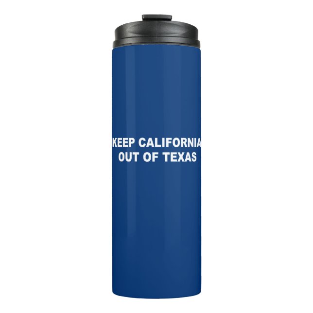Bouteilles Isothermes Tenir La Californie Hors Du Texas (Devant)