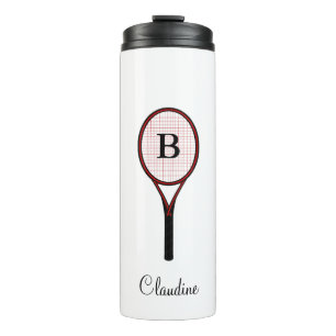 Bouteilles Isothermes Tennis Racket Design Travel Mug Tumblings thermiqu