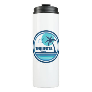 Bouteilles Isothermes Tequesta Florida Palm Tree Birds