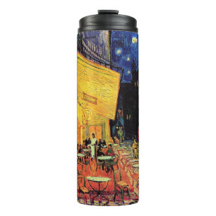 Bouteilles Isothermes Terrasse du café la nuit de Vincent van Gogh