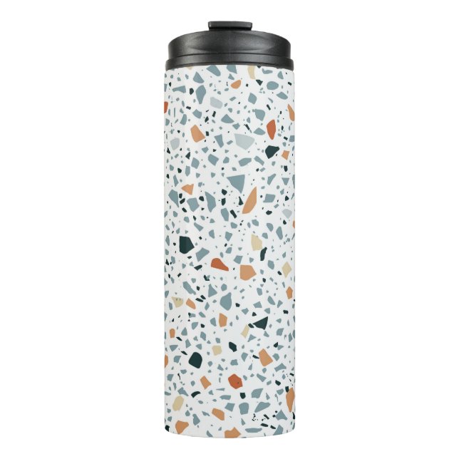 Bouteilles Isothermes Terrazzo sol marbre sans soudure patter artisanal (Devant)