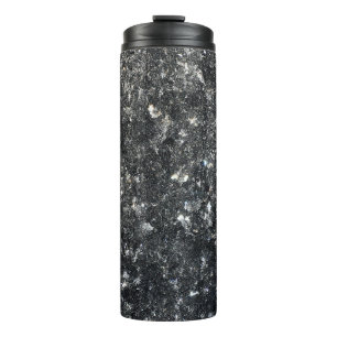 Bouteilles Isothermes textile floral noir et blanc