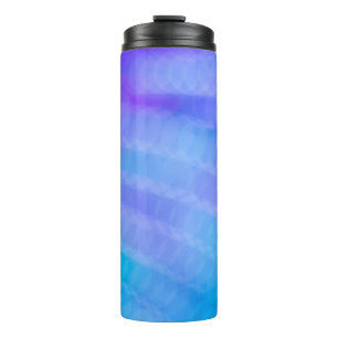 Bouteilles Isothermes textile rayé rose et bleu