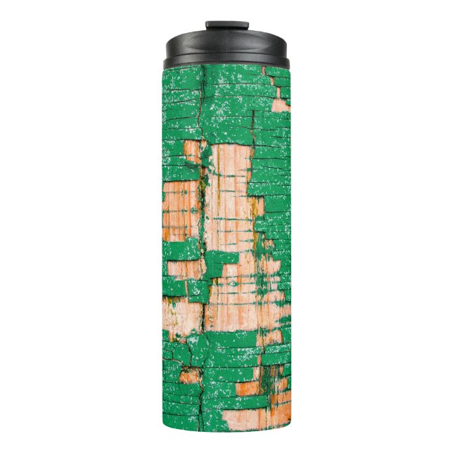 Bouteilles Isothermes Texture d'une vieille clôture en bois avec peintur (Devant)