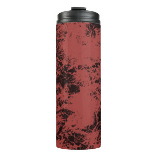 Bouteilles Isothermes Texture en marbre rouge en terre cuite