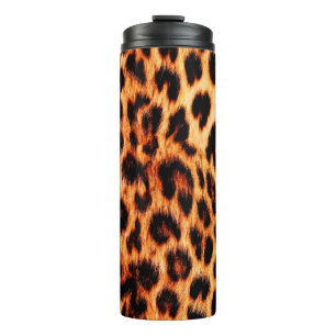 Bouteilles Isothermes texture léopard sans joint, fourrure de léopard, a