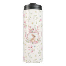 Théière Lapin Fantaisiste Floral Printemps