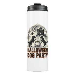 Bouteilles Isothermes Thème de fête pour chien Halloween Chaudron de sor