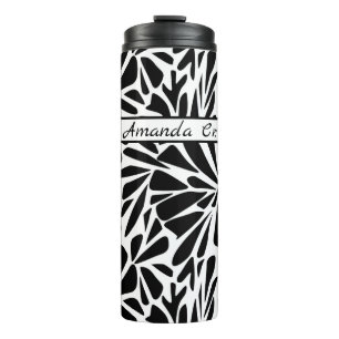 Bouteilles Isothermes Thermal Tumbler Abstrait monochrom moderne sans co